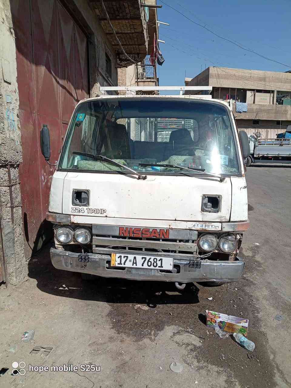نيسان حمل طنين بازين بسمي السعر 45,ورقه مكان السياره بغداد ساحة السباع قرب شاع شيخ عمر للاستفسار على الرقم ***********
