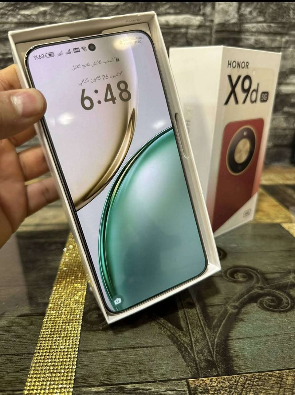 جهاز هونر X9d نسخه ال 5g النسخه العالميه الجهاز ماصارله ثلاثه ايام من ماخذه           ذاكره الجهاز 256 العشوائيه 24                                                    الجهاز يدعم الشريحتين                                       يشغل لعبه البوبجي 120 فريم الجهاز كلش قوي       سعره 350 الف مكاني بغداد الحسينيه مال راشديه   رقم الهاتف : ***********
