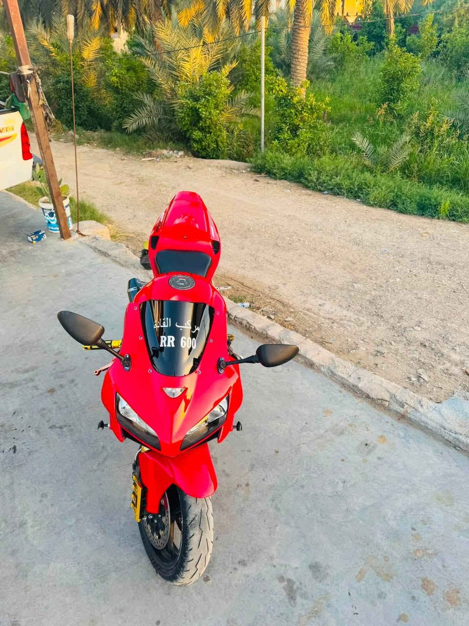 سلامً عليكم
دراجه RR600كفاله عامه 
للبيع السعر 30وبيها مجال قليل لشراي
وهاذا رقمي للستفسار ***********
