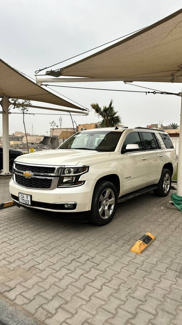 تاهو 2015 LT
خليجية كفالة عامة عدا ارباع الجاملغات الامامية 
فتحه
شاشة + قاصة 
باب خلفي كهربائي 
داخل جلد قرميدي 
حساسات امامية خلفية 
كشن هزاز
السعر 330
مكان البصرة

‭0771 009 6466‬ البصرة, العراق
