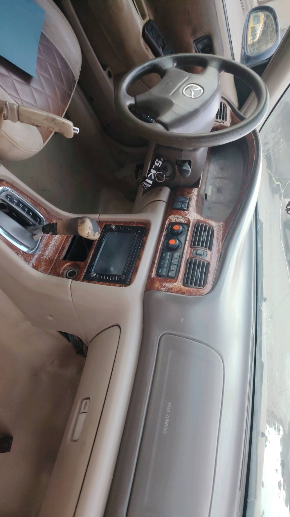 مازدا 626 موديل 2001 رقم بغداد مصبوغه جديد صدر تعبان مكينه كير نضيفات تخم تاير جديد