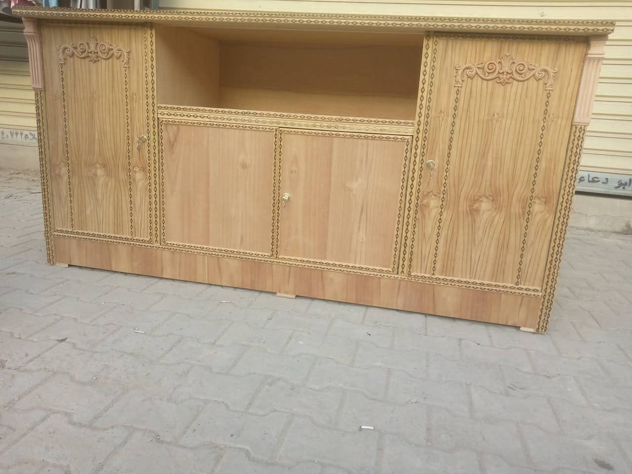 حيا الله متابعين نجارة بركات الرحمن 
عرض ولفتره محدوده 
بوفيه تسگام  قياس مترين 140الف
كنتور بابين تسكام ب 140الف 
ملاحظه الاستلام خلال 24ساعه 
للحجز والاستفسار  الاتصال المباشر او المراسله عبر الواتساب ***********
يوجد لدينا خدمة توصيل 
العنوان كربلاء حي الغدير شارع 40
