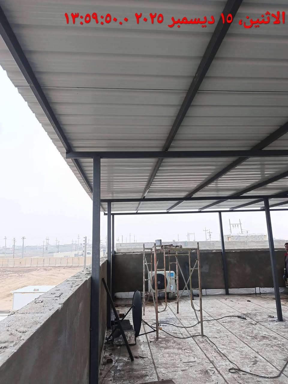 ورشة علي البصراوي الأعمال السقائف والكيسبان والكرفانات البصرة ***********
