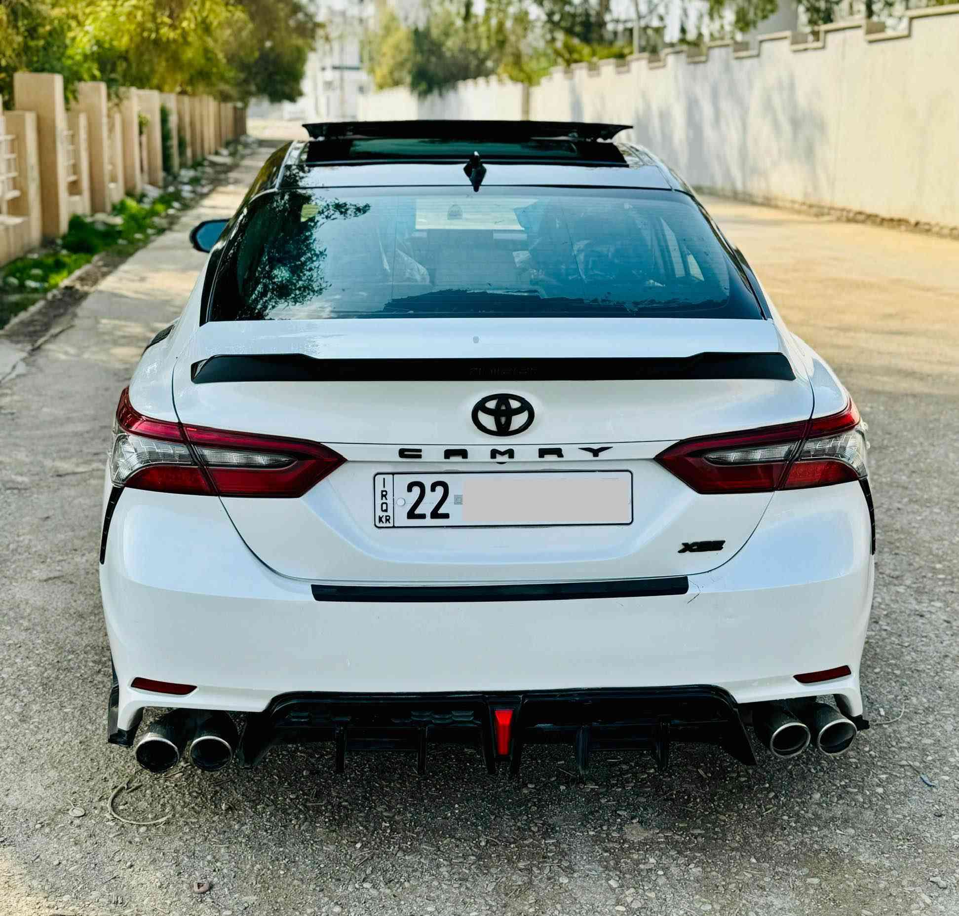 Toyota Camry xse 2022
‏سلام عليكم كامرى رقم اربيل
سيارة بية ربع بونيد وياجاملغ طرف سايق
داخل سيارة كريمى 
استيرن هيتر كشنات تدفئة
رقم موبايل 
***********
***********
سعر سيارة 222 مجال قليل
رقم شاصى
￼ 4T1K61BK9NU072323
مكان سيارة كركوك كركوك, العراق
