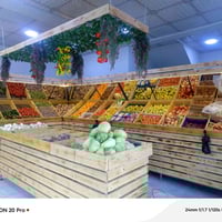 رفوف محل مخضر كامل لبيع 07727680785