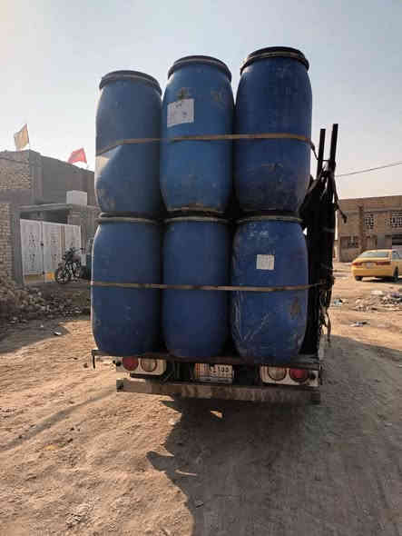 السلام عليكم براميل فارغه توصيل فقط مركز الحله 
٢٢٠لتر ب٢٥
١٧٠لترب١٥
١٢٠لتر ب١٠ العنوان بابل شارع ٨٠ حي العسكري قرب العلويه حميده بنت الكاظم او المدارس توصيل فقط مركز الحله ***********
