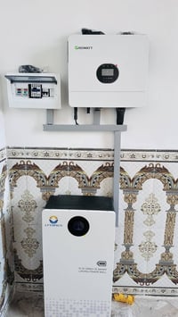 منظومة شمسية • بطارية ليثيوم ١٥ كيلو • ألواح ٦٢٠ واط