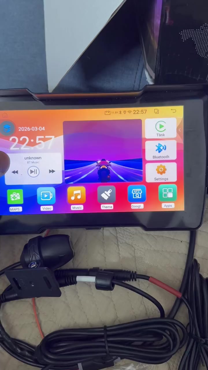 السلام عليكم
شاشة دراجة نضام اندرويد 
ماركةtomostrong
قياس ٧ انج
مقاومة للماء بمعيار ip67
كامرتين امامية وخلفية دي في ار مدمج
جي بي اس ذاتي مدمج
تدعم واي فاي وبلوتوث
تدعم الخرائط ذاتيا وكل خدمات گوكل ويوتيوب وفيسبوك
سماعك خلفية صوت جيد
تدعم ربط موبايل 
تدعم ربط سماعة بلوتوث خوذه او خارجية كبيره
مناسبة جدا لدراجات الرحالة والدلفري


**إذا كنت صاحب هذا الإعلان وتريد حذفه لأي سبب، رجاءا أرسل رسالة إلى الدعم الفني**