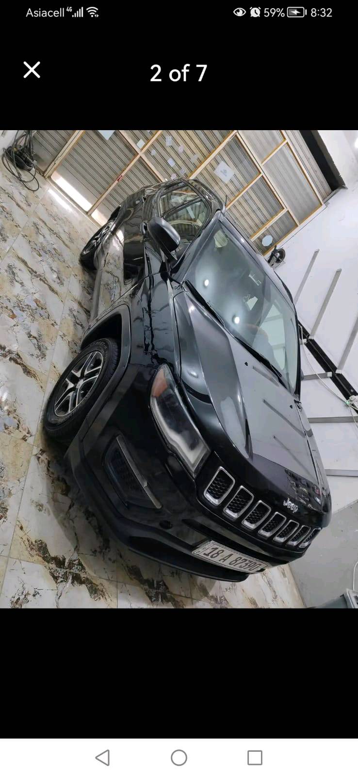 جيب كومباس موديل ممتاز واسود، بحالة جيدة بدون أضرار واضحة مع مكينة وكير بحالة ممتازة. السيارة قيد الاستخدام ولا يوجد حاجة لتصليح واضح. السعر قابل للتفاوض، وممكن ترتيب زيارة لمعاينتها على أرض الواقع. للاستفسار أو المعاينة يرجى التواصل عبر رقم الهاتف.