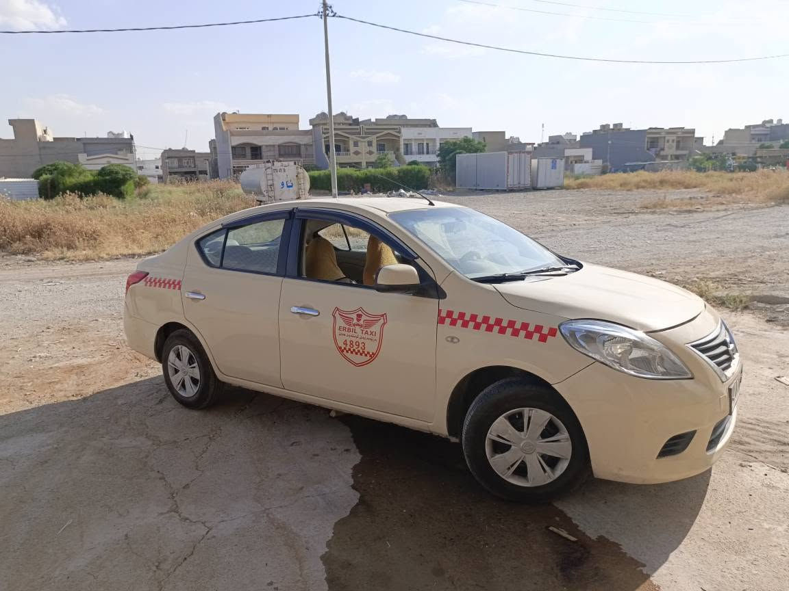 سەلام برایان Nissan sunny 
تەکسی لاکشمیبای 2014 سەیارەکە خاوێنە هەیکەلی جوانە سەنەوی و ڕەقەم نوێیە گێر و مەکینەی بەشەرت هیچ لێدرانەکی قورسی نیە 
سعری 117  شوێن هەولێر 
*********** أربيل, العراق
