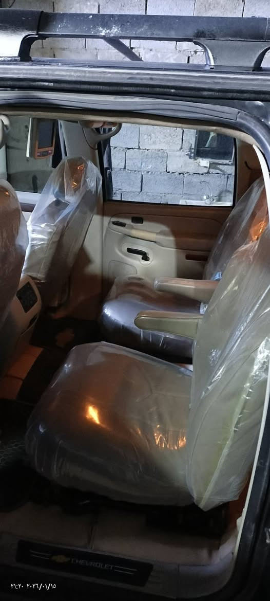 السلام عليكم تاهو الفينية للبيع موديل 2006 Z71  رقم بغداد خصوصي مواصفات السيارة 6برغي  فتحة بل قمارة مري شفط تحكم استيرن اشاير بل مري كشنات منفصل Vip كشنات كهرباء تدفئة تبريد شغال ويل كب عشرين مكينة 5300 كير 700 مصبوغة عام للجمالية مكان السيارة بغداد السيارة بسمي السعر 125 وبي مجال للستفسار الاتصال على الرقم ***********
