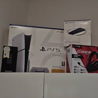 بلايستيشن5 سليم 1تيرا • سماعات كلاود3 • يو بي اس ماكسيما 2000