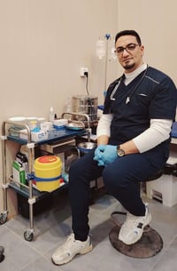 تمريض منزلي • ممرض جامعي • مجمع دار الأمل