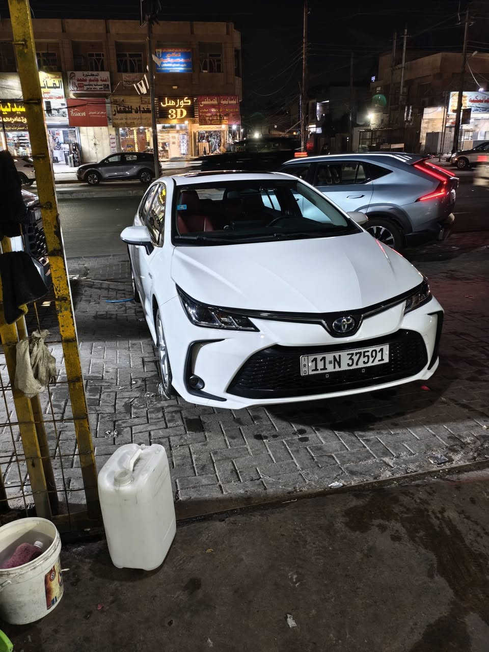 كورلا هايبرد صيني 2023 للبيع
سيارة مكفوة من الصيغ والبارد فقط شخط بالدعاميه موضح بالصورة 
ماشية 22 الف فقط قابل للزيادة 
كشنات جلد فتحة وباقي المواصفات 
رقم بغداد بأسمي 
السعر 147$
رقم الهاتف ***********
