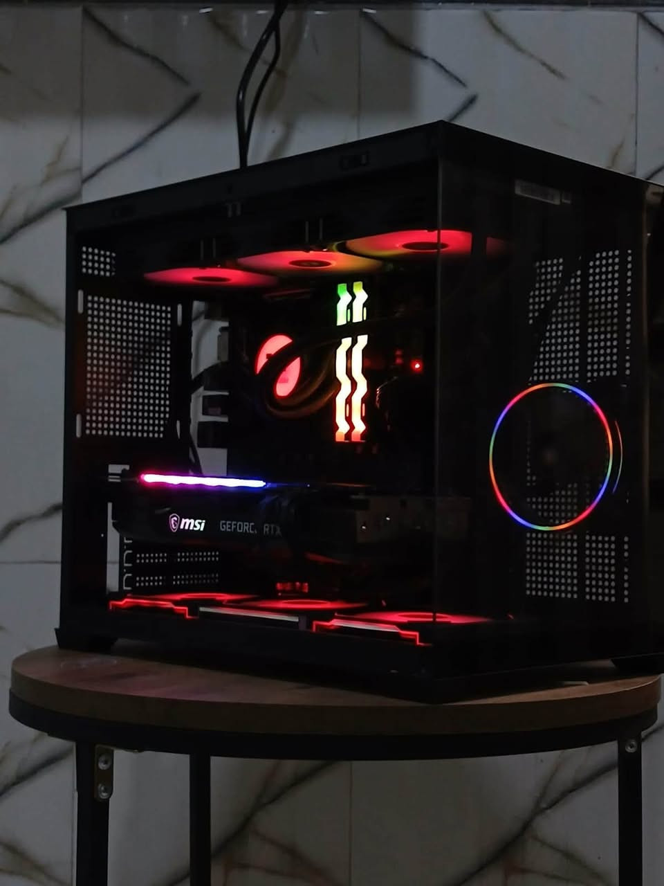 السلام عليكم
تجميعة للبيع
السعر مليون و50 الف دينار♥️ 

مواصفات 
R 7 2700x
B450 msi gaming plus max
Ram 16g rgp
Rtx 3070 msi gaming z 3fan
360mm Thermaltake ue
Psu fantech 650 plus 80 جديد
case full atx 7 fan جديد
Ssd 120g hdd 500g جديد

ضمان مكتب
الدورة حي الميكانيك
***********
