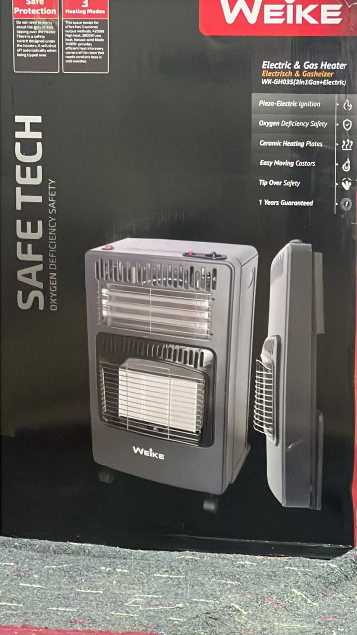 ‏صوبة غازية كهربائية جديدة بالكرتون وسعر مناسب70 وبيهة مجال الاستفسار الاتصال على هذا الرقم ***********
