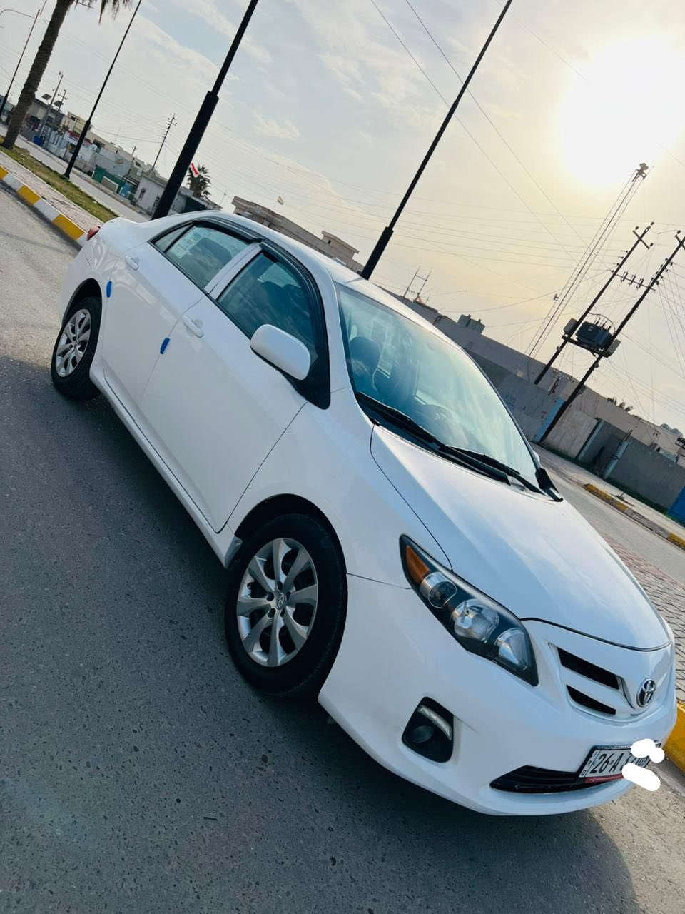 سلام عليكم ورحمة
رمضان مبارك عليكم 
كورلا موديل 2012 
وارد امريكي 
محرك 18 بدون فتح 
الون ابيض 
رقم دولي 26 هزه ورقم جديد 
سنويه لغايه 2030 
سياره جديده بلباكيت بدون شخوط بدون رصعات بدون بارد بدون تكشيط 
صدر خلفي امامي جديد بلباكيت 
تواير اربعه جدد حته السبير جديد 
لايت زنون اصلي: 
كير محرك بدون فتح ماشيه 140 حقيقي 
سياره مال بيت جاهزه من كلشي 
ماتصرف عليه ولو دينار 
دوشمه جديده غلافات ارضيه 
سياره مواصفاته حلوه حساسات خلفيه 
تحكم ستيرن ؛ تبريد تدفئه كلو شغال 
وحله من الصور بعد 🚙🚙 
ضرر ماله قطعتين: 
مكان سياره صلاح الدين شرقاط 
سعره 120       ***********
