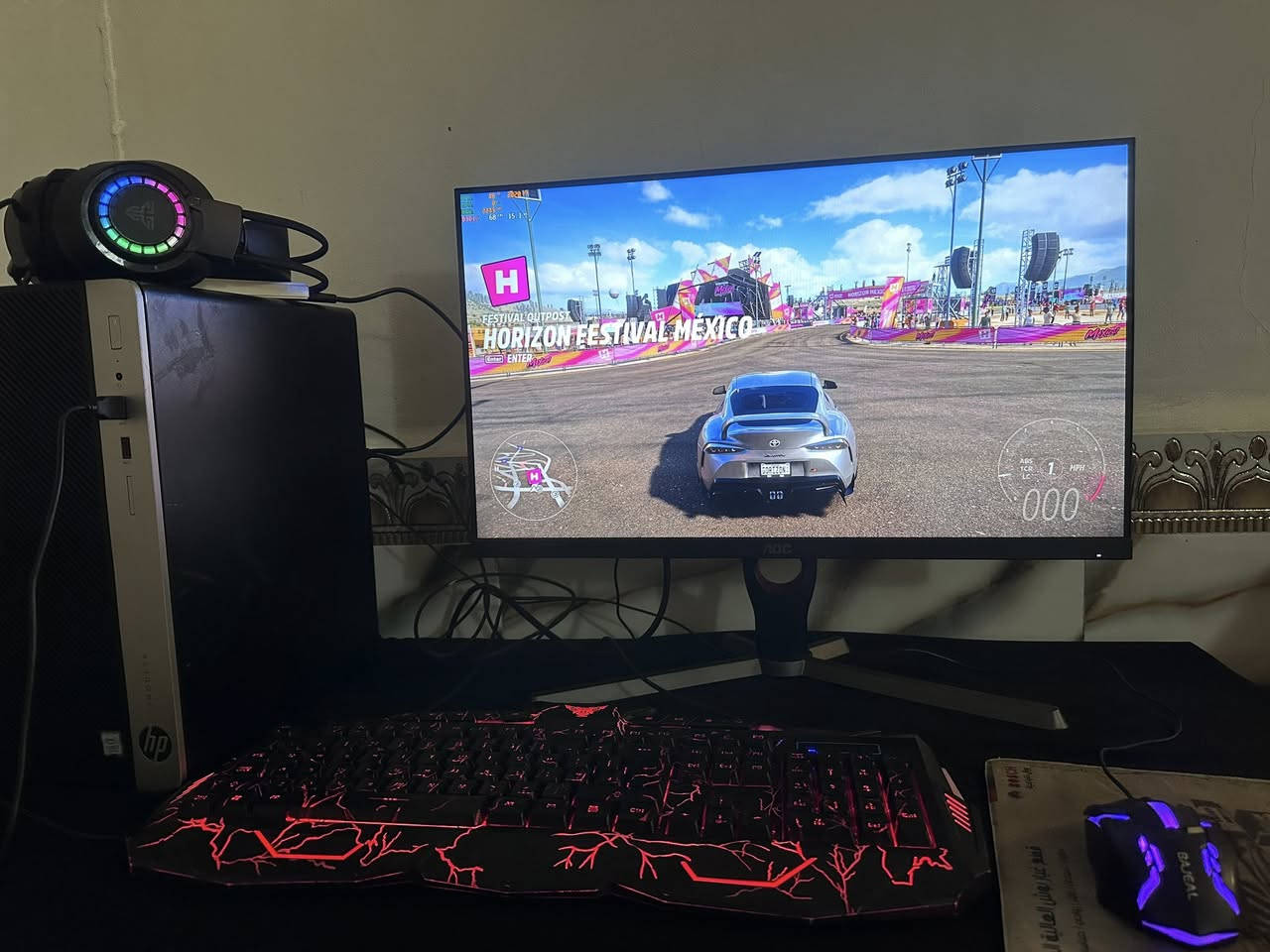 السلام عليكم
PC للبيع مع شاشة
المواصفات:
المعالج: Intel Core i7 الجيل الثامن
كرت الشاشة: GTX 1650 Super 4GB
الرام: 16GB DDR4
التخزين:  الهارد الاول(256ssd   ) هارد ثاني(512hdd   ) 
الشاشة: 75Hz
الأداء: يشغل أغلب الألعاب الحديثة على إعدادات متوسطة إلى عالية بسلاسة.
السعر: (  350) وبيها مجال 
تواصل للجادين فقط. مكاني الديوانية


**إذا كنت صاحب هذا الإعلان وتريد حذفه لأي سبب، رجاءا أرسل رسالة إلى الدعم الفني**