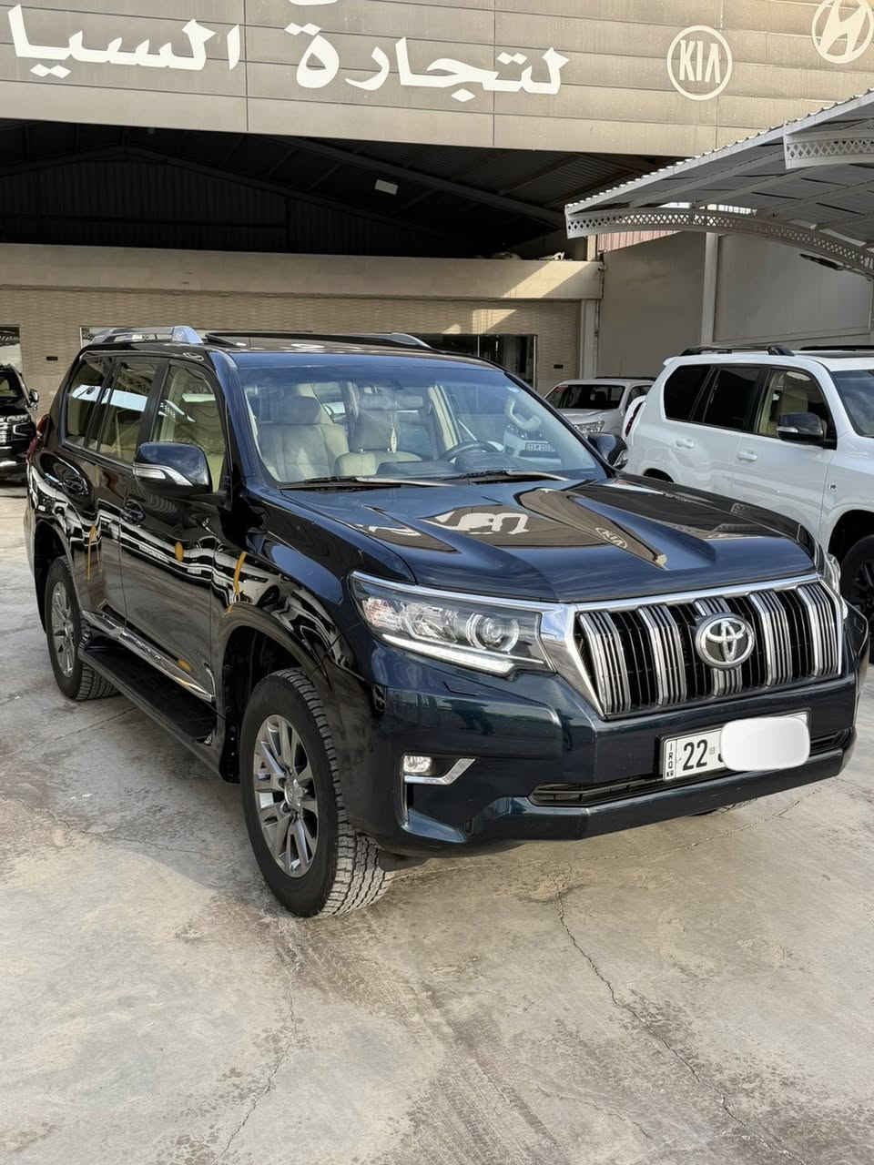 الحسن لتجارة السيارات 
العنوان واسط الزبيديه 

تيوتا برادو VX2
موديل- 2018
لون - نيلي 
محركً- 6 سلندر 
شاشات -ليزريه
سبير -تعليك 

ماشيه 107 
مكفوله كفاله عامه 
سنويه ورقم جديد 
رقمه اربيل 

السعر 375$ وبيها مجال 

***********
