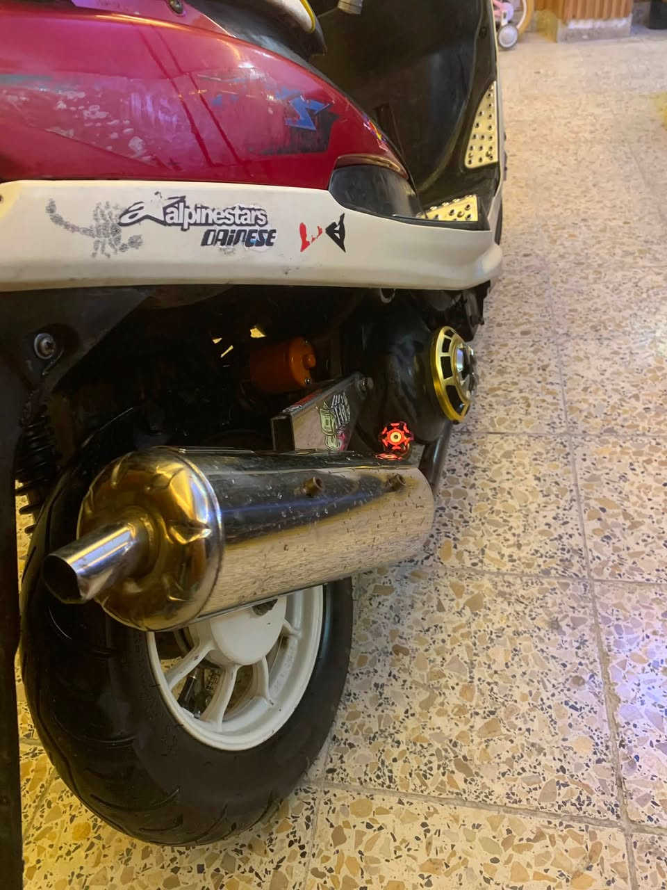 سلام عليكم ماكس عدله للبيع موديل 2006
عليه دزويد خارجي مكينه بلاديه 49mm نكره سلف بكل وقت

1- يدات بريك ساو كرزي🍒
 2-يدات بانزين ام تجوه
3 ويل ميشف ابيض اصلي ثقيل
4-صالصنه ستيل ام قرش🦈🦈
5-قلغ فلاوين اصفر 💛
6-شوته اربع ولف 🚀
7-كشن دوشمه اربع ولف سفنج عالي طيب🚀
8-كلجات رياضي احمر كرزي 🍒🍒
9-صدر رياضي الاصلي ثقيل  كرزي🍒
10- سوبر تفسيخ رياضي نار وشرار فصله🔥🔥

رايده 600 وبيه مجال مكاني بغداد دوره لل استفسار رقمي واتساب *********** دراجه موضحه الك بل تصوير نضيفه وعلى ايدي مال جناي دهن جديد امزويل لا نضوح ولا تبخير مكفوله

