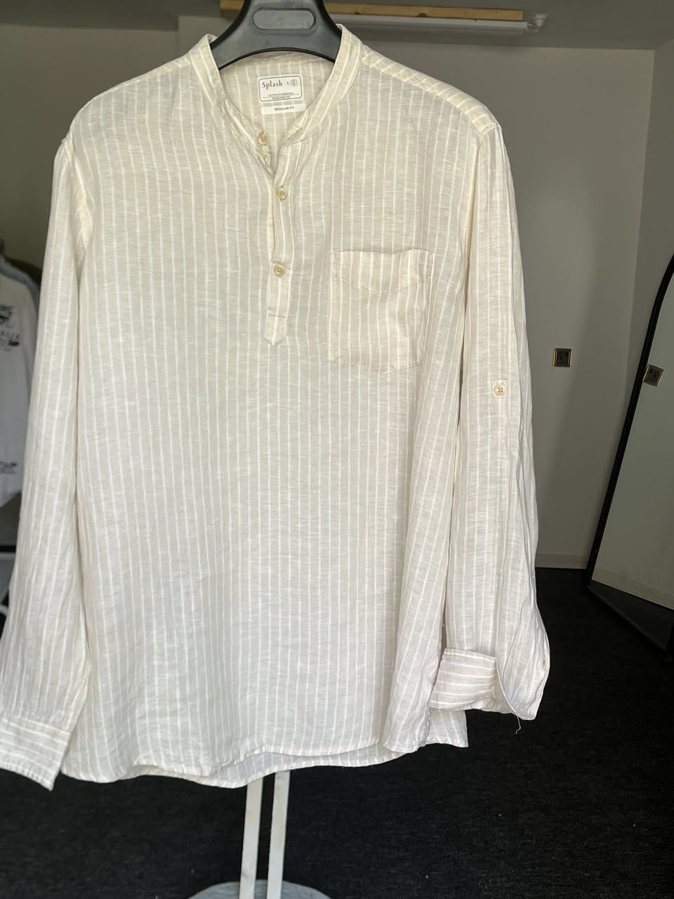 قميص لينن غير مستخدم
ماركة سبلاش 
القياس (L يلبس XL)
عرض الصدر 45
(15 ) شامل اجور التوصيل
يمكنك مشاهدة بقية الموديلات انقر على الصفحة الشخصية


**إذا كنت صاحب هذا الإعلان وتريد حذفه لأي سبب، رجاءا أرسل رسالة إلى الدعم الفني**