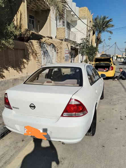 نيسان سني موديل  2008
لون ابيض رقم مميز واسط سياره 
صبغ حزام وتبديل جاملغ وبنيد سعره 90 وبيه مجال لاستفسار اكثر لاتصال على ***********
