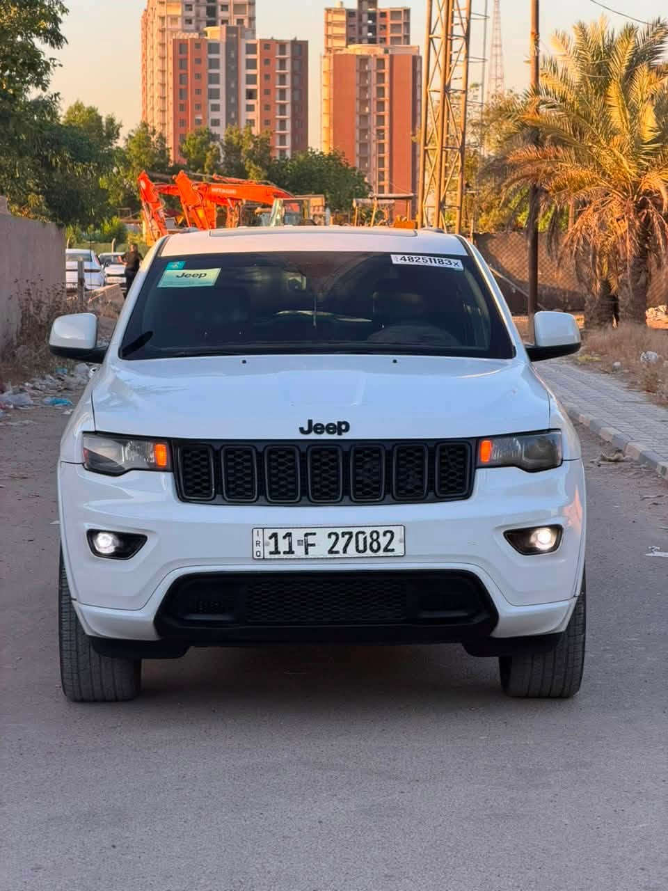 🚘 للبيع | Jeep Grand Cherokee Laredo 2018 🤍
🇺🇸 وارد أمريكي
🎨 اللون: White
⚙️ المحرك: 3.6L V6
🆔 VIN: 1C4RJFAG6JC389164

✅ حادث سرقة بدون أي ضرر
✅ السيارة جاهزة وكاملة من كلشي
✅ الممشى: 55 ألف Mile
✅ بدون صبغ وبدون دواخل

💰 السعر: 18,500 دولار

📍 موقع السيارة: بغداد

📞 للاتصال: ***********
