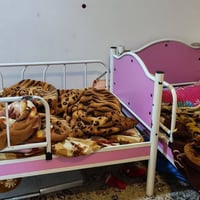 طقم أطفال تركي • سرير طابقين • دولاب جلد