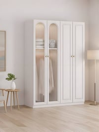 كنتور ٤ باب • تصميم ايكيا • خشب MDF 15مم