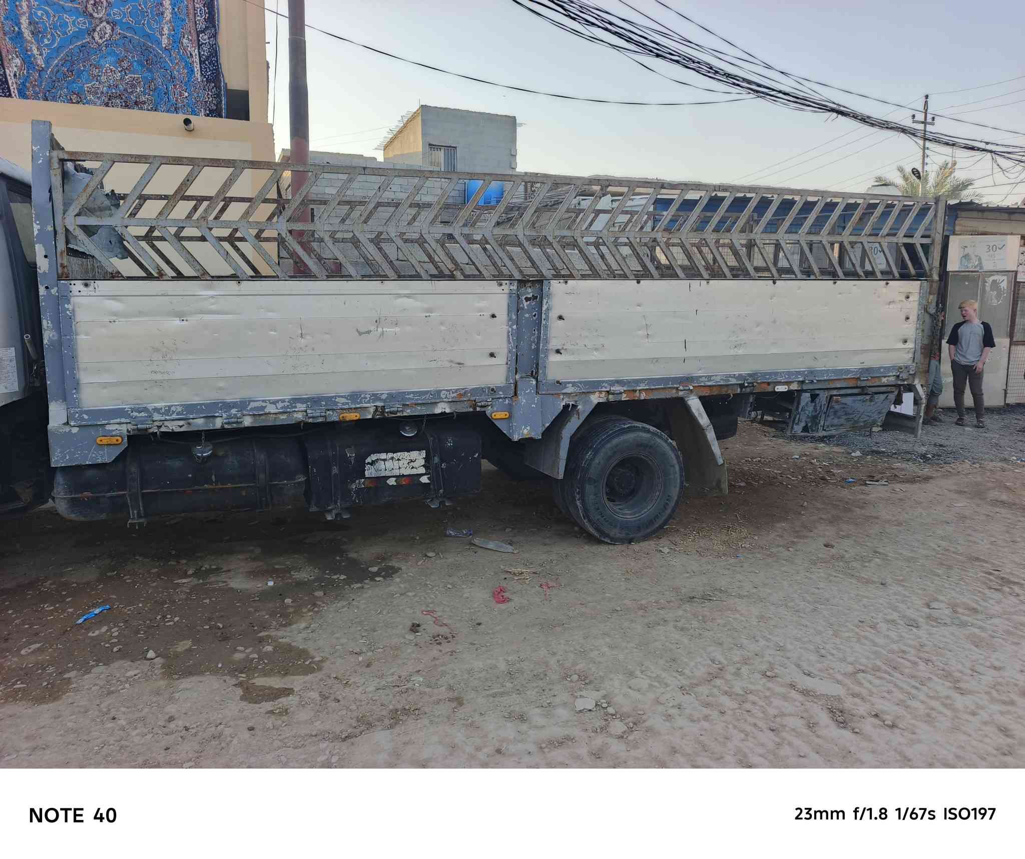 بدي هينو طراحيات حديد الطول ٦ متر السعر ٥ ورقات *********** البدي بديالى بعقوبه
