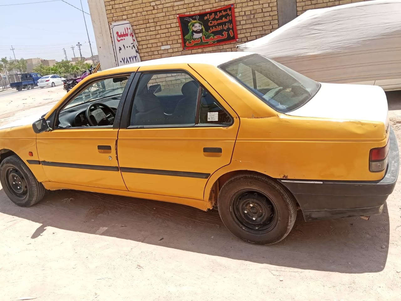 سلام عليكم خوان بيجو روه مال خبزه سياره مكينه كلش حلوه رعيه مجود اصوليه السعر 14 وبيه مجال مكاني نجف شارع المجمعات ***********
