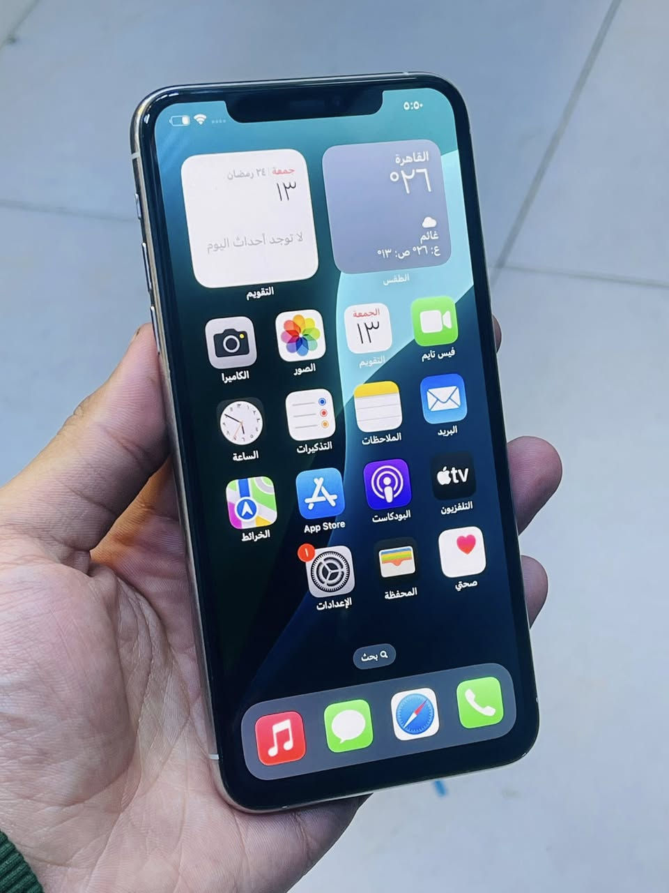 ايفون 11 برو ماكس
ذاكره ٢٥٦
بطاريه 85
مستبدل شاشه اصليه ثلاث خيارات فقط
الباقي كله شغال صوت تكنيك شحن اتصال كامرات 
السعر 265 قفل
مكاني غزاليه


**إذا كنت صاحب هذا الإعلان وتريد حذفه لأي سبب، رجاءا أرسل رسالة إلى الدعم الفني**