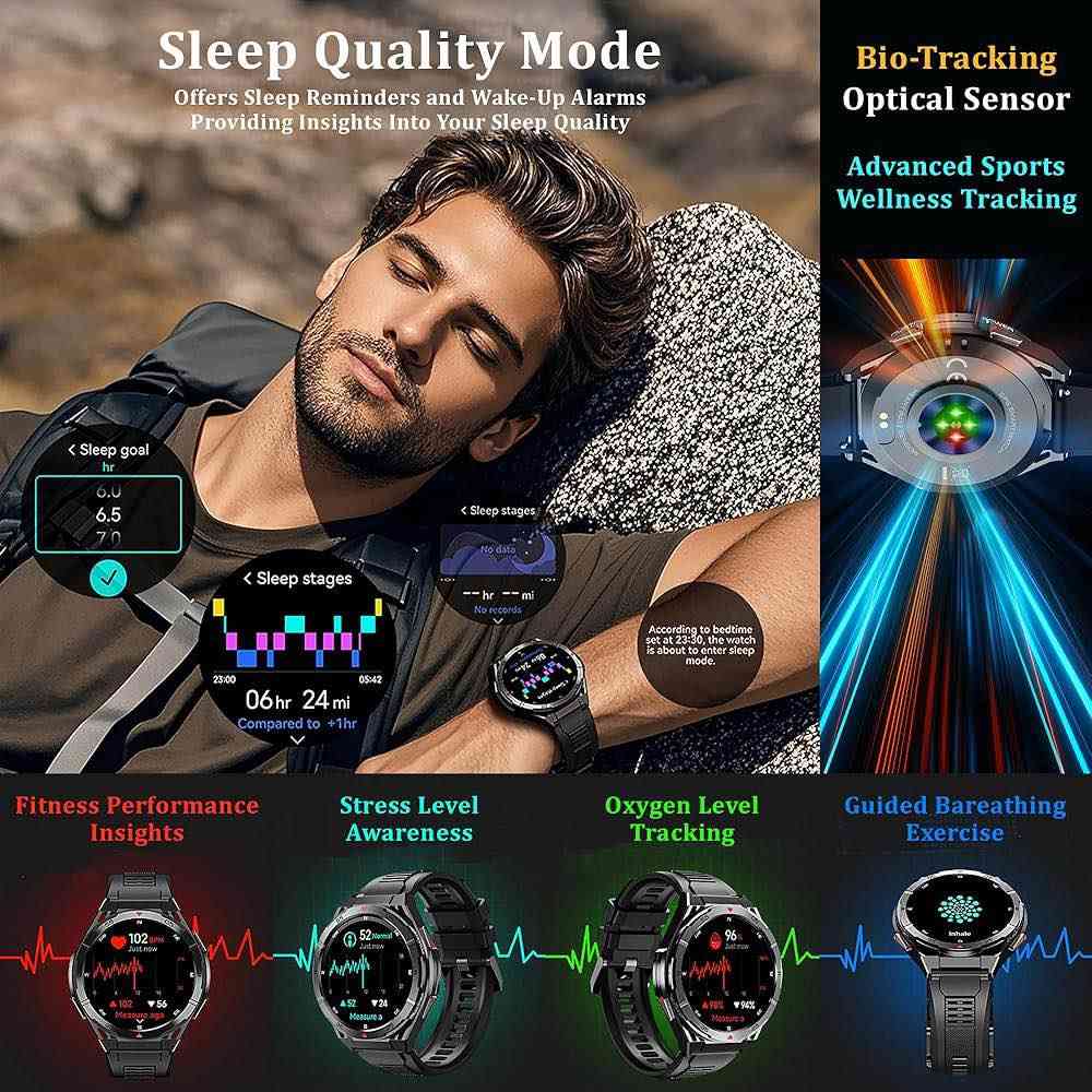 GPS Smart Watch
⚙️ المواصفات
 • 📍 GPS مدمج لتتبع المسار
 • 🧭 بوصلة رقمية
 • ❤️ قياس نبضات القلب (BPM)
 • 🚶‍♂️ عداد خطوات
 • 🏃‍♂️ حساب المسافة والسعرات الحرارية
 • 🌦️ عرض حالة الطقس
 • 🕒 عرض الوقت والتاريخ
 • 💤 تتبع النشاط اليومي
 • 📱 تعمل مع أندرويد و iOS
 • 🔋 بطارية تدوم عدة أيام (حسب الاستخدا )
 • 💧 مقاومة لرذاذ الماء (رياضة واستخدام يومي)
 • 🖥️ شاشة دائرية كبيرة بتصميم رياضي
 • ⌚ سوار سيليكون مريح

🎯 مناسبة لـ:

الرياضة، المشي، الجري، السفر، والاستخدام
 اليومي*********** أربيل, العراق
