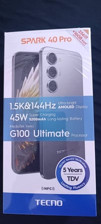 تكنو سبارك 40 برو • بالكرتون • السماوة