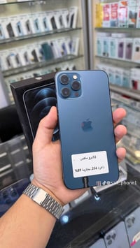 ايفون ١٢ ابروه ماكس للبيع بطاريه٨٥ذاكره٢٥٦جهاز مكفول من شخط   سعر خاص ...