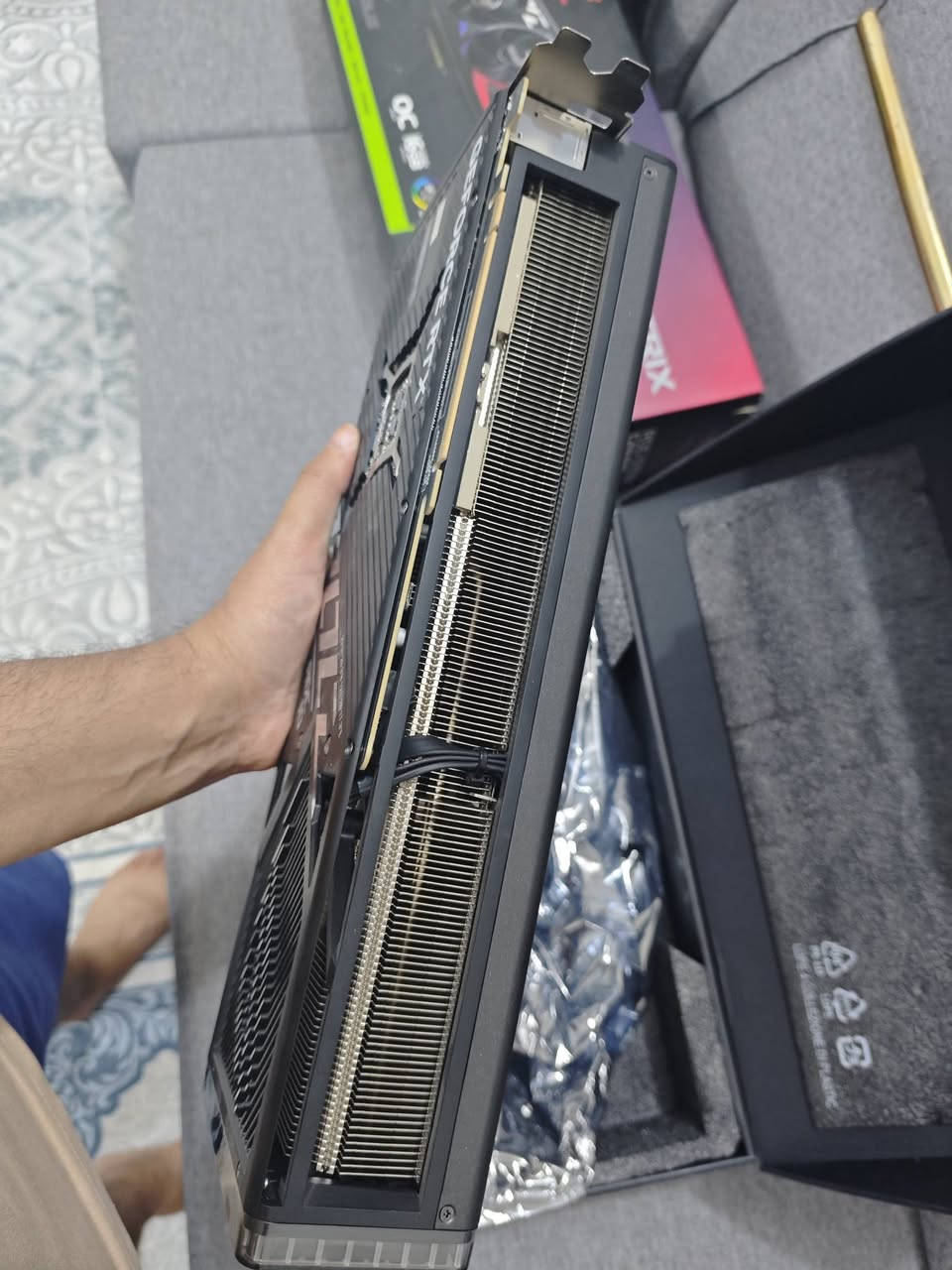 سلام عليكم كارت شاشه Asus rog strix 4080 نضافة جدا عالية السعر مليون ٣٥٠ الف توصيل متوفر


**إذا كنت صاحب هذا الإعلان وتريد حذفه لأي سبب، رجاءا أرسل رسالة إلى الدعم الفني**