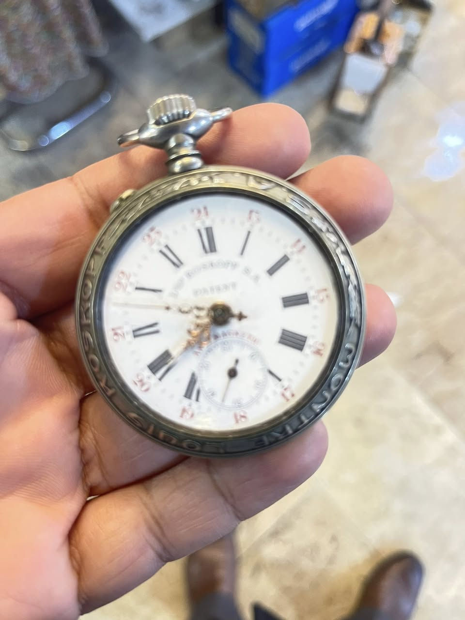 ساعة جيبية قديمة 150$


**إذا كنت صاحب هذا الإعلان وتريد حذفه لأي سبب، رجاءا أرسل رسالة إلى الدعم الفني**