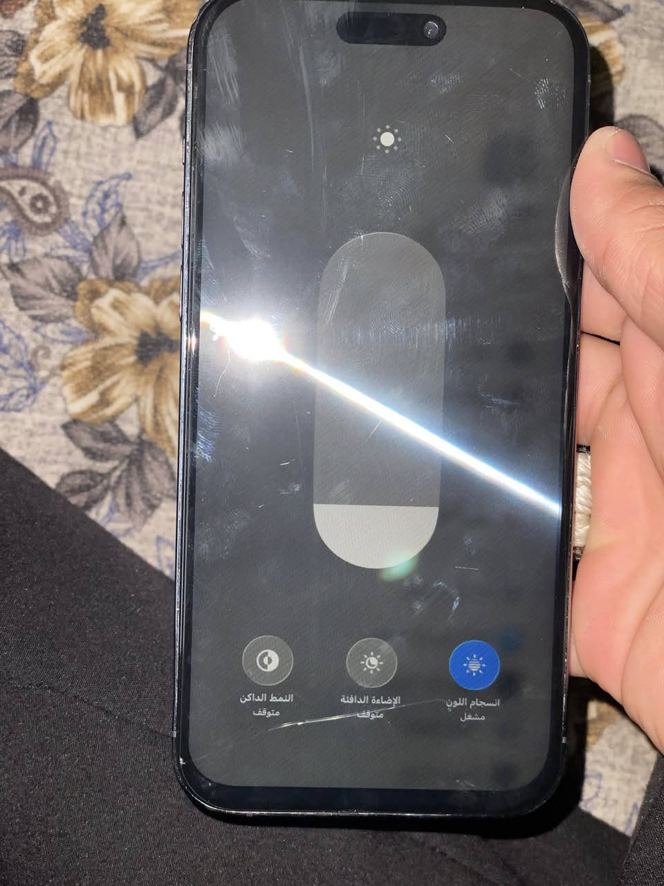 السلام عليكم
متاح آيفون 14Pro Max

جهاز نضيف 
ضرر بس مبدل بطاريه 100
وشاشه نوعيه فول
وضهر مفطر
فيس إيدي شغال
نموذج M
شرق اوسط 
ذاكره 256
شريحه وحده 
لون بنفسجي
السعر 650وبي مجال 
مكان بابل 
شارع 80
***********
