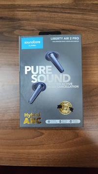 ايربود انكر Soundcore liberty air 2 pro لون نيلي الأصلية نظافة 95% كام...