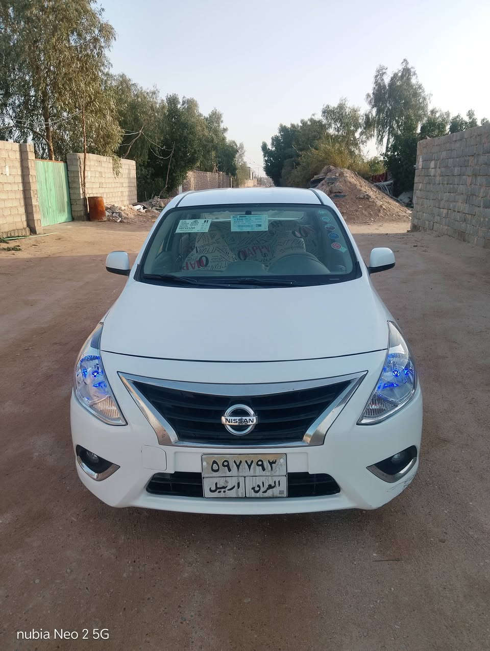 السلام عليكم
للبيع نيسان صني 2020 ام البليته الزرگه 
بنيد صبغ (بدون دواخل) 
ومڪانين بارد زغار
مواصفات نيسان معروفة 
يدات نيڪل 
تحڪم ستيرن 
حساسات 
مكينه كير مكفولات تبريد ثلج 

وكالة مداور مضمونات بسم شركه 

والسعر (99)بيها مجال 

مكان نجف
رقم ***********
