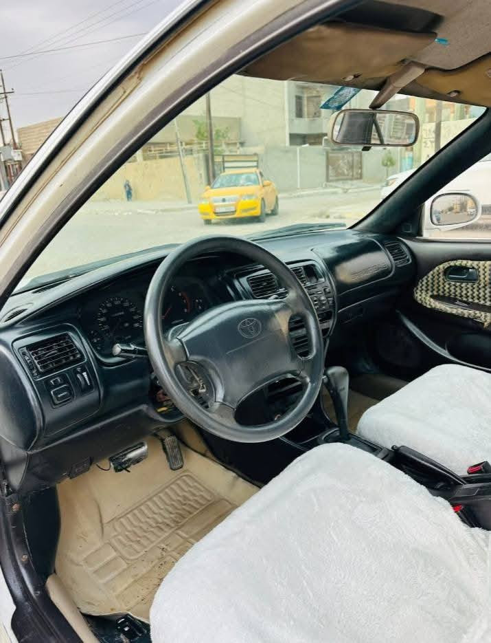 السلام عليكم .
كورله 1994 رقم ديالى مشروع وطني ل 30 

كير ومحرك خير من الله حداديه مضبوطه 

كهربائياتهه شغاله. قفل مركزي 4 جام كهرباء 

سياره على البلاد  فقط قطعتين بيهه صبغ 

4 اطارات جدد  بطاريه نظيفه تبريد شغال فقط 

نقص  غاز تدفئه شغاله  بطاقه بنزين 

باقي فقط على الاستلام تريد وكاله او تحويل 

سعرهه 57 بيهه مجال مكانهه كركوك 

اتصال ***********
