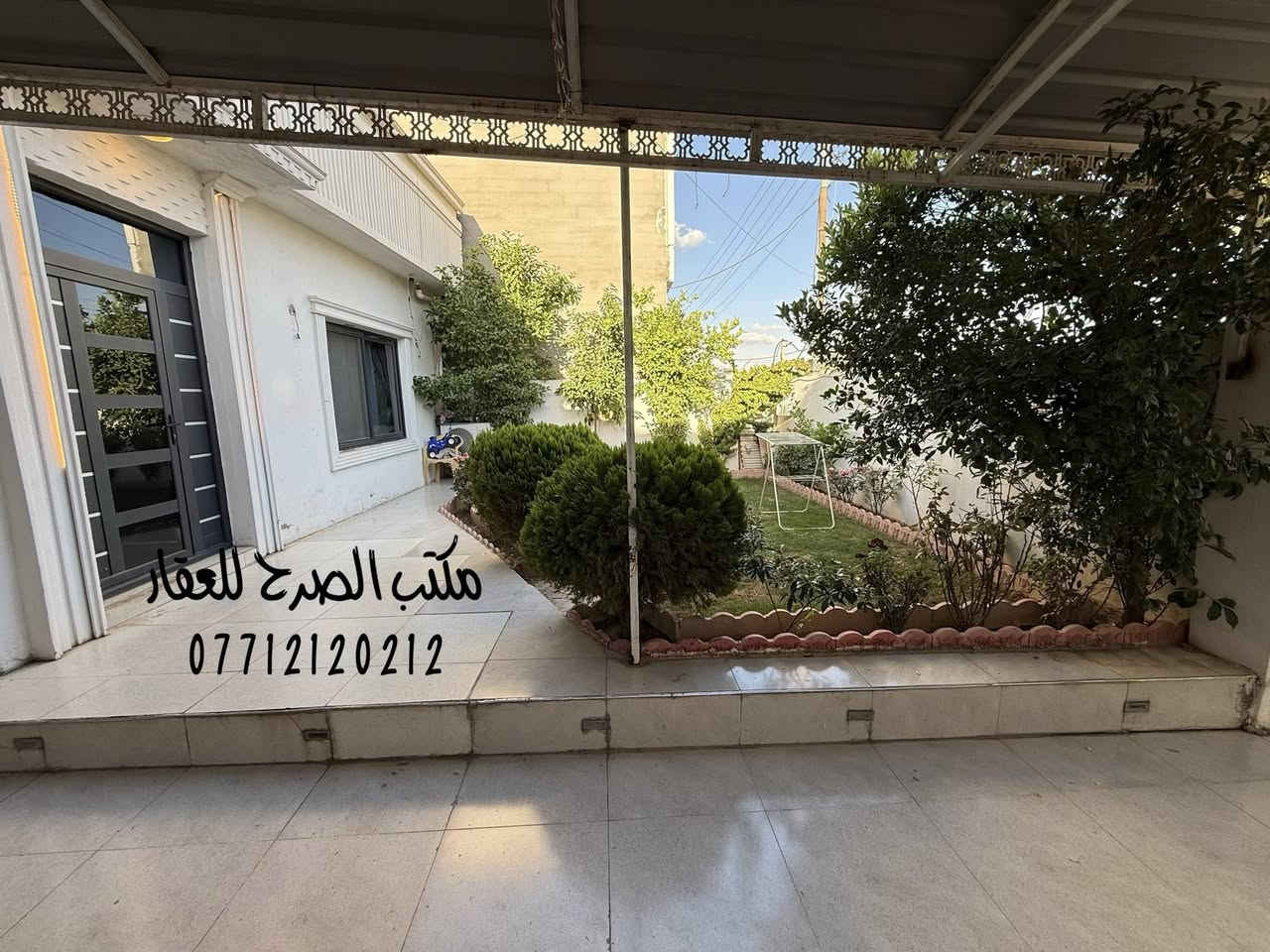 #دار للبيع طابو ملك صرف بسم شخص واحد بناء نضيف

🧱 المساحة  الدار ( 300 ) متر

 🧱#واجهة:  12 متر 
 
 🧱#العمق:  25  متر  

♦️العنوان / كركوك — حي القادسية الثانيه سايدين المرور القديم مقابل حلويات الشام الموقع جيد على شارع عريض 
                   موقع جيد قريب عالشارع العام 

لمعرفة السعر مراسله الصفحه 
او الانصال على الرقم *********** متوفر واتساب 
                           

تفاصيل الدار 🏘

♦️الطابق الاول 

 - استقبال
- هول
- غرف نوم عدد اثنين كبيره
- غرفة نوم صغيره
 - مطبخ  حار وبارد
 - صحيات  
 - درج داخلي
 - بيتونه
 - حديقة
 - كراج سيارة
 

للاستفسار الاتصال على ارقام المكتب ( ***********  )  
متوفر واتس اب  او زيارة مكتب الصرح للعقار في القادسية الثانيه قرب مثلجات سارا
