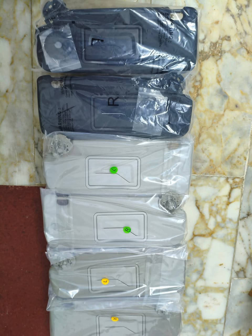 السلام عليكم
اللهم صل على محمد وال محمد 
وصلت وجبة جديدة بعد نفاذ الكميات والحمد لله 
وبنفس الكوالتي السابق والسعر ايضا 
شمسيات كروز بلادي بيجي رصاصي زوج 40 فقط
حساس تاير كروز ماليبو اكوينكس تيران ترافرس تخم 40 الف 
ماسحات جام كروز شكل الجديد بلاديات التخم 10 االف 

كما توفرت ايضا 
قايش داينمو كروز شكل الجديد رقم 1680 اصلي 30 الف  ضمان سنة كاملة 
بطانة جاملغ كاربت الاصلي زوج 40 الف 
فرشة دشبول بلادي حرير القطعة ب12 الف 
زراكات جام زوج 10 الف 
دبة ماء راديتر 30 الف 
قبق دبة ماء زراكات 5 الف 
نوزلات تفصيخ بلادي 
ماطور ماء زراكات 15 الف 
فيشة الغاء اوتو ستوب عرض خاص ب12 الف فقط 
قبق دبة ماء راديتر 15 الف تفصيخ بلادي 
دسكات اصلي ضمان امامي وخلفي
فلتر شوتة وتبريد 
حدادية شمعات دبلات قواعد دبل طبلات بوش طبلة 

متوفر توصيل لجميع المحافظات 5000 فقط 
واتساب ***********
