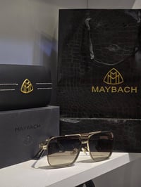 نظارة مايباخ • علبة وبكج • أسود وأصفر