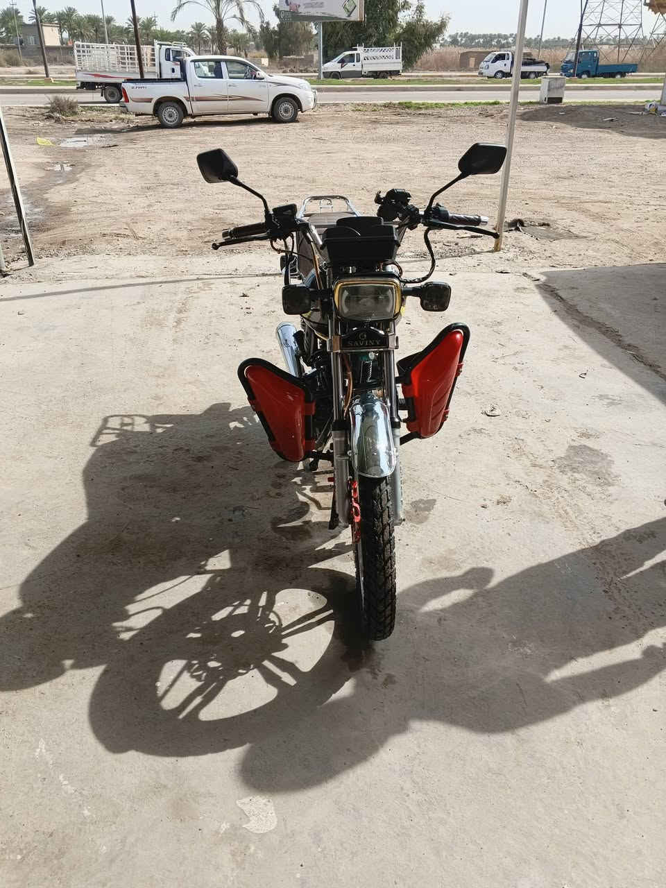 سلام عليكم. دراجه لبيع مديل 2024 مامفتوحه. السعر 600 بي مجال شويه كلها شغاله ماعيزه برغي واحد) )مكاني سامره. ***********
