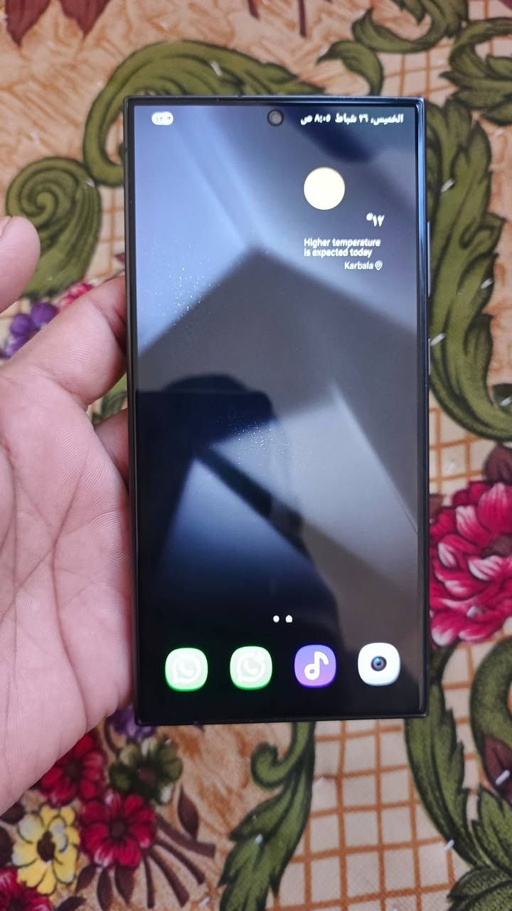 سامسونج جالاكسي 24 ألترا
ذاكرة وصول عشوائي 12 جيجابايت، ذاكرة تخزين 512 جيجابايت
الشريحة مقفلة.
كابل بيانات الصندوق 
شريحة SIM واحدة بالإضافة إلى شريحة eSIM
طريق كربلاء في الحسينية
قفل قفل السعر  1مليون


**إذا كنت صاحب هذا الإعلان وتريد حذفه لأي سبب، رجاءا أرسل رسالة إلى الدعم الفني**