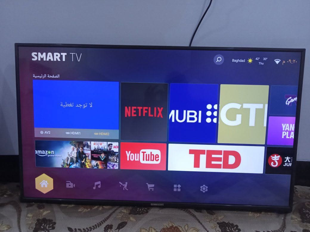 لدينا شاشه سامسونج 43 انترنيت فول وشاشه 32 انترنت فول واذا تحب تعرف الاسعار تواصل خاص او على واتساب رقم كورك ***********
***********
