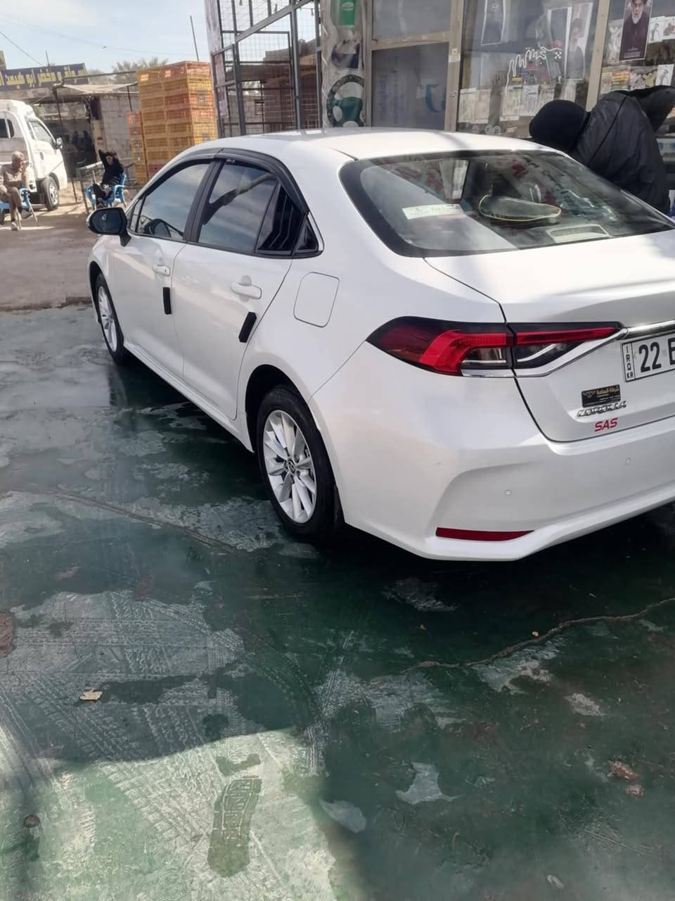 سلام عليكم سيارة كورلا ياباني رقم اربيل  ماشيه 210  مواصفات كامله بيه ضربه ماشر عليه اقل من شبر  موديل 2022 ب170 وبيه مجال  الرقم
***********
