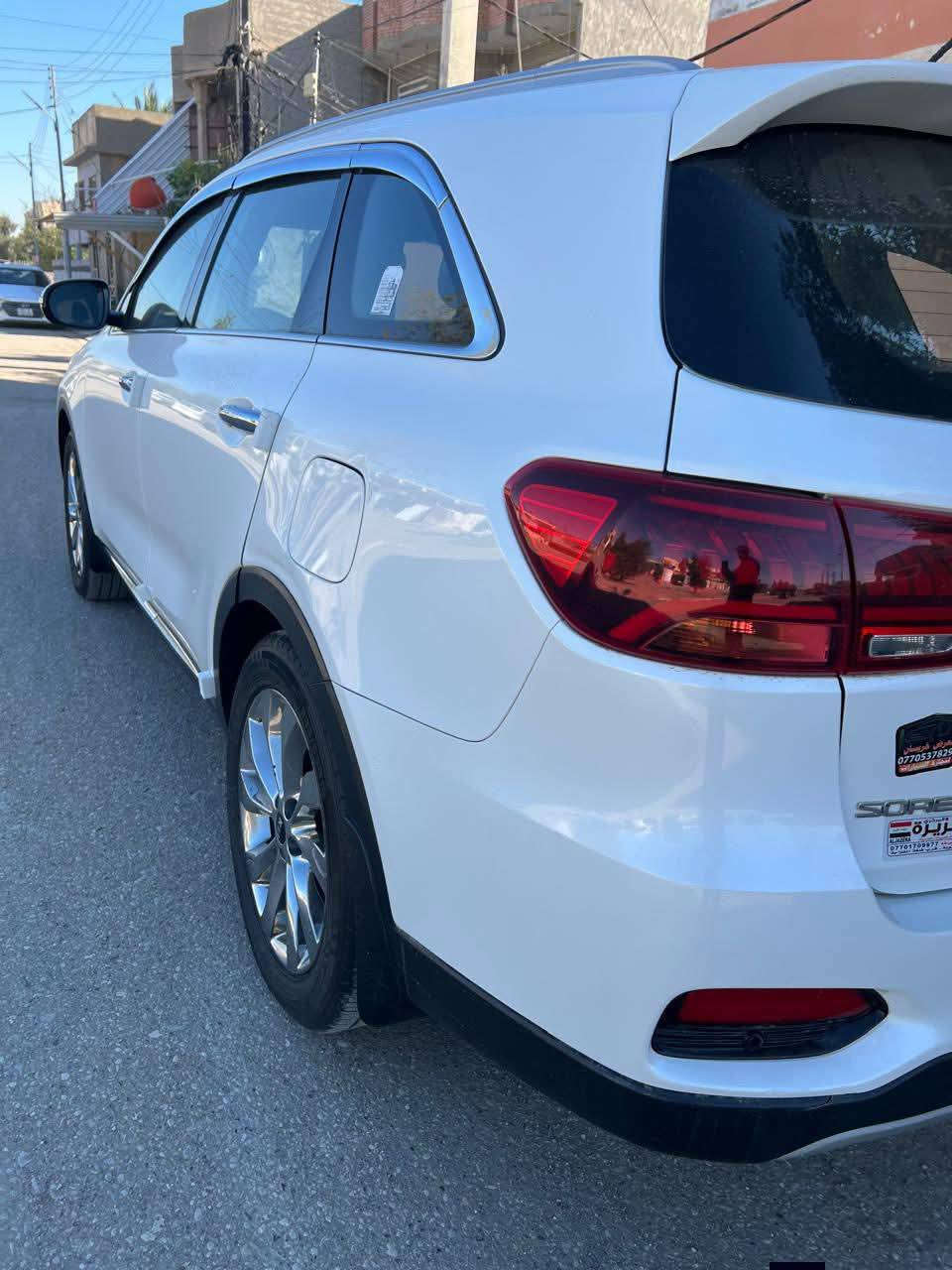 سورنتو خليجي 2019
للبيع او لمراوس 
السونار مرفق 
محرك ٦ سلندر 
رقم ديالى 
٣ قطع تبريد 
٧ راكب 
جنطة كهرباء 
كراسي كهرباء 
 بصمه
 كامرة 
حساس امامي وخلفي 
السعر 235
للتواصل ***********
