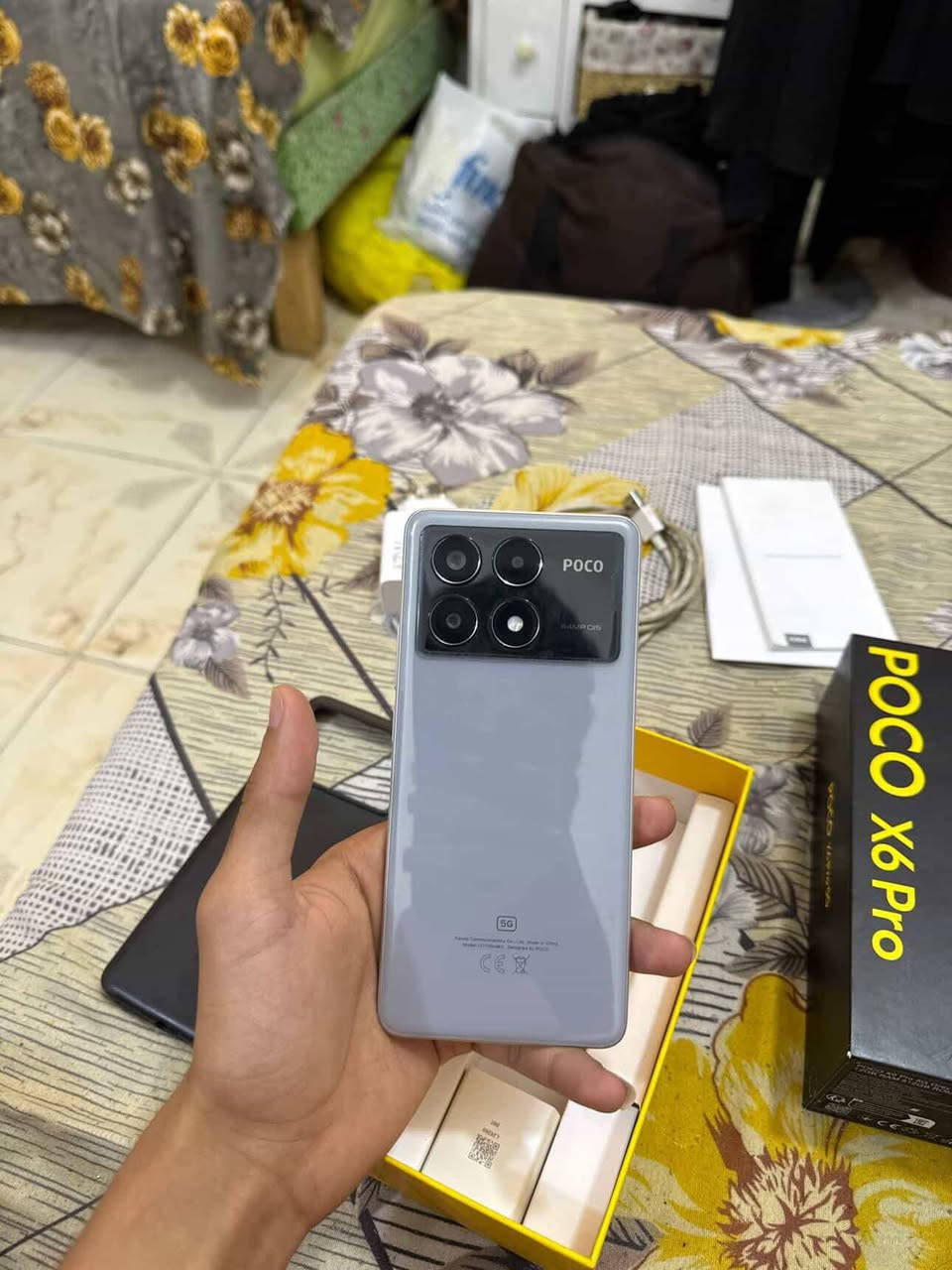سلام عليكم جهاز للبيع POCO X6 Pro 5Gجهاز كلش حلو ونضيف وملحقاته كامله تخزين 512 رقم الهاتف ***********تواصل
